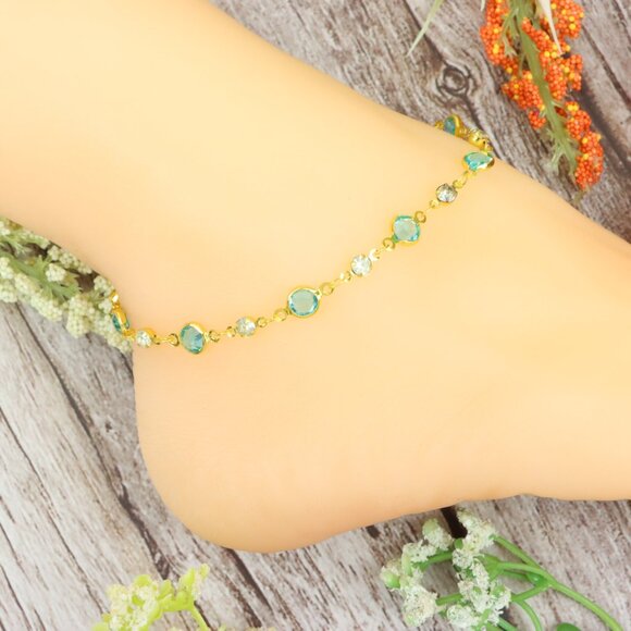 "Dainty Anklet for Women – Elegant Everyday Jewelry & Perfect Gift | MLCRC1259 - Picture 7 of 10